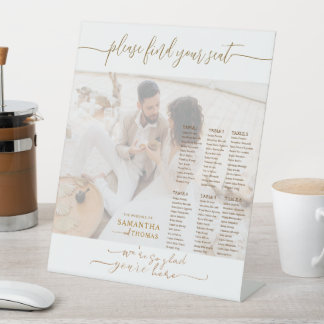 Expositor En L Cartel de pedestal para gráfico de asientos de bod