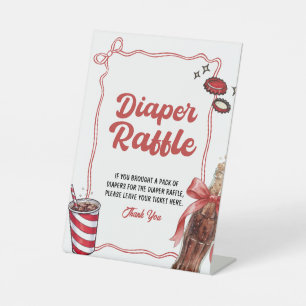 Expositor En L Cartel de Rifas de Pañales Está Lista para Parir