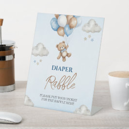 Expositor En L Cartel de Rifra de Pañales de Osito Azul Dulce