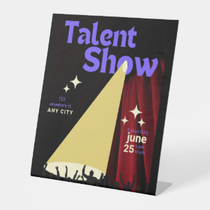 Expositor En L Cartel de Show de Talentos, Cartel de Espectáculo,