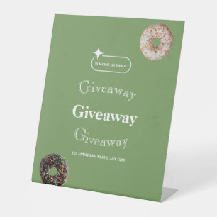 Expositor En L Cartel de Sorteo, Póster de Sorteo en Redes Social