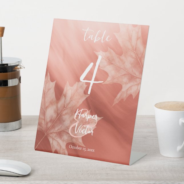 Expositor En L casamiento de hojas de arce de terracota (In Situ)