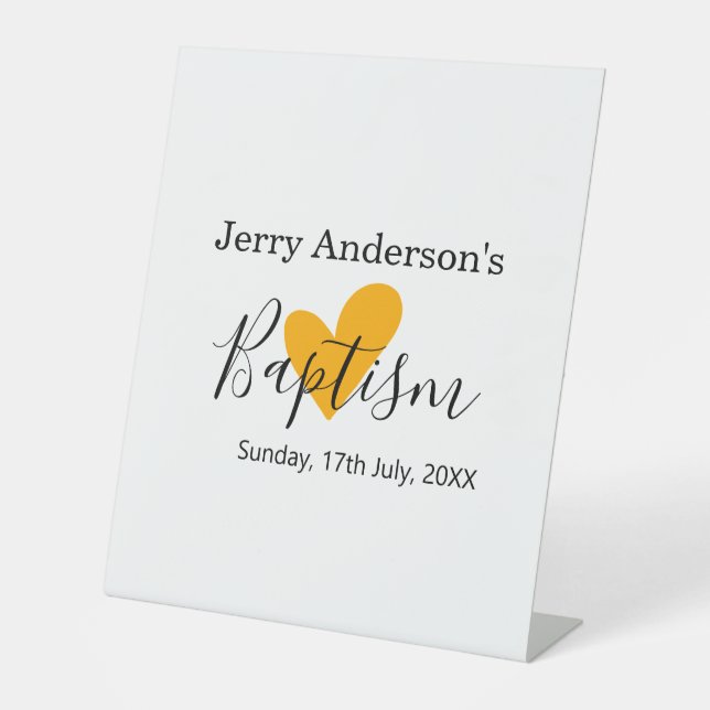 Expositor En L Catholic baptism kids modern simple QR minimal (Anverso)