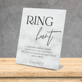 Expositor En L Caza de anillo: está en la ducha nupcial 9 Bridal