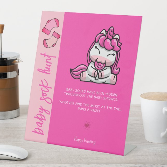 Expositor En L Caza de ganado bebé Rótulo Pedestal (In Situ)