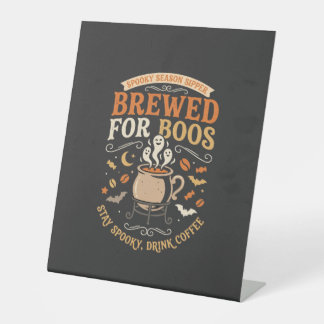 Expositor En L Celebración de Fantasmas de Café de Halloween