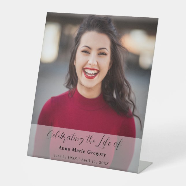 Expositor En L Celebración del funeral simple conmemorativo de la (Anverso)