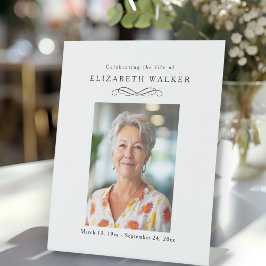 Expositor En L "Celebrating Life of" Photo Funeral Memorial 