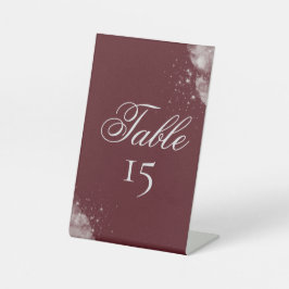 Expositor En L Celestial Burgundy Starlight Table 