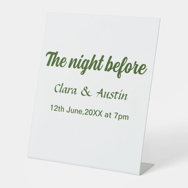 Expositor En L Cena de ensayo la noche anterior al mínimo (Anverso)