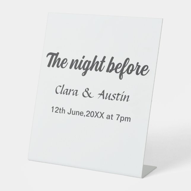 Expositor En L Cena de ensayo la noche anterior al mínimo (Anverso)