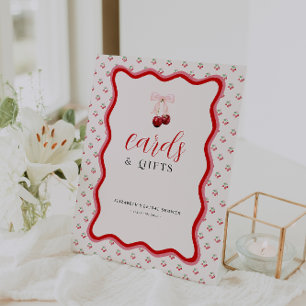 Expositor En L Cereza en lo Alto Tarjetas y Regalos para Desped