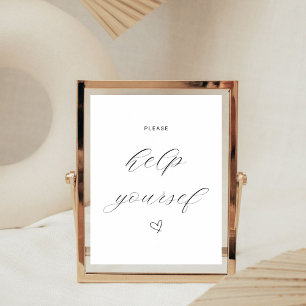 Expositor En L Cesta de baño Boda minimalista para Boda