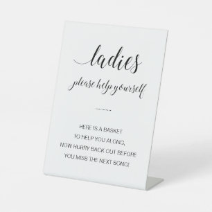 Expositor En L Cesta de baño de Damas Elegante Boda