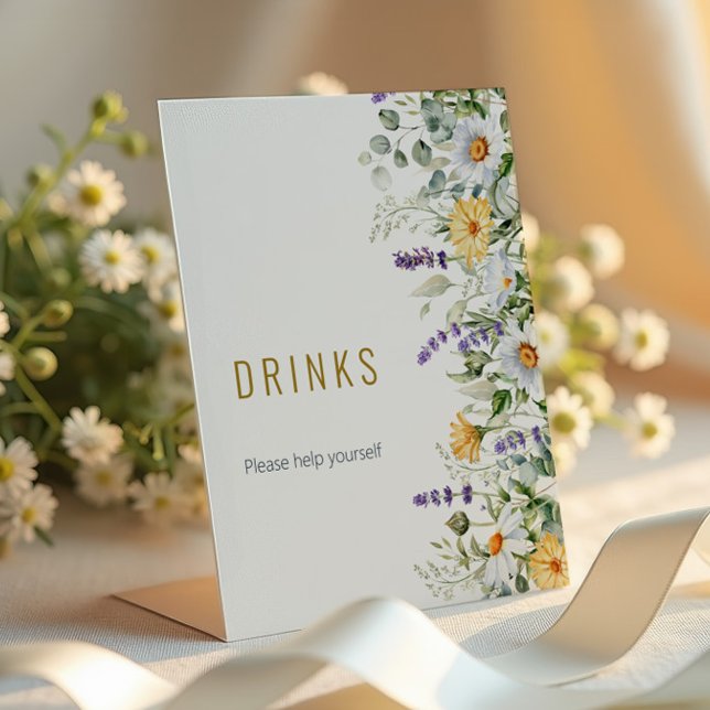 Expositor En L Chamomile & Eucalyptus Drinks Sign (Subido por el creador)