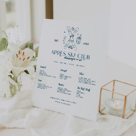 Expositor En L Champagne con hielo | Après Ski Winter Bachelorett