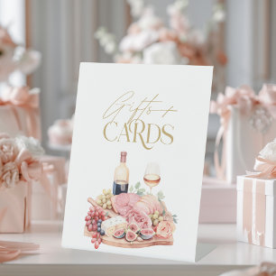 Expositor En L Charcuterie Board Bridal Shower Regalos y Tarjetas