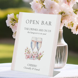 Expositor En L Cherry Blossom Boda Funny Open Bar