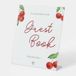 Expositor En L Cherry en el mejor Baby Shower Guest Book