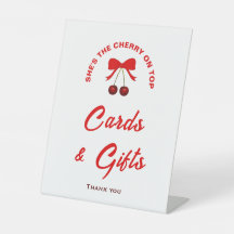 Cherry On Top Chica Baby Shower Cards & Gifts Rótu