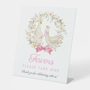 Expositor En L Chica de ganso suave Wreath Wildflowers favorece e