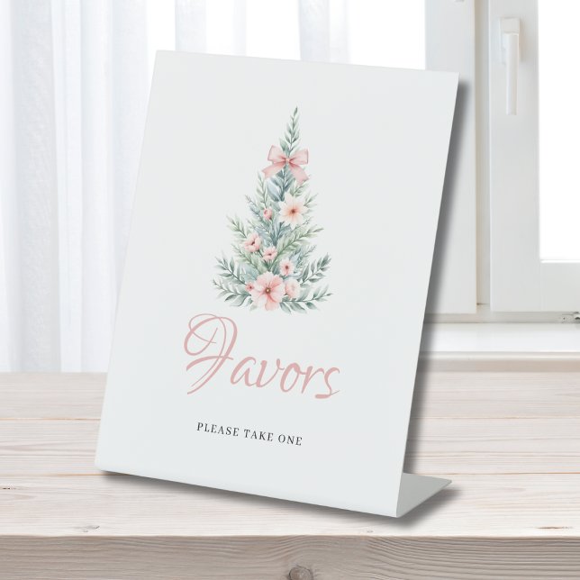 Expositor En L Chica de Navidades rosados Baby Shower Favor (Subido por el creador)