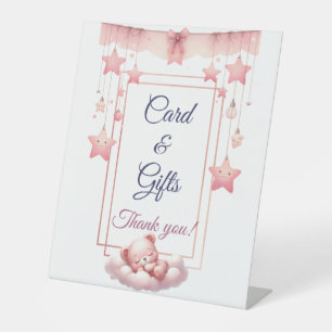 Expositor En L Chica Rosa Estrella del Arcoiris Cumpleaños