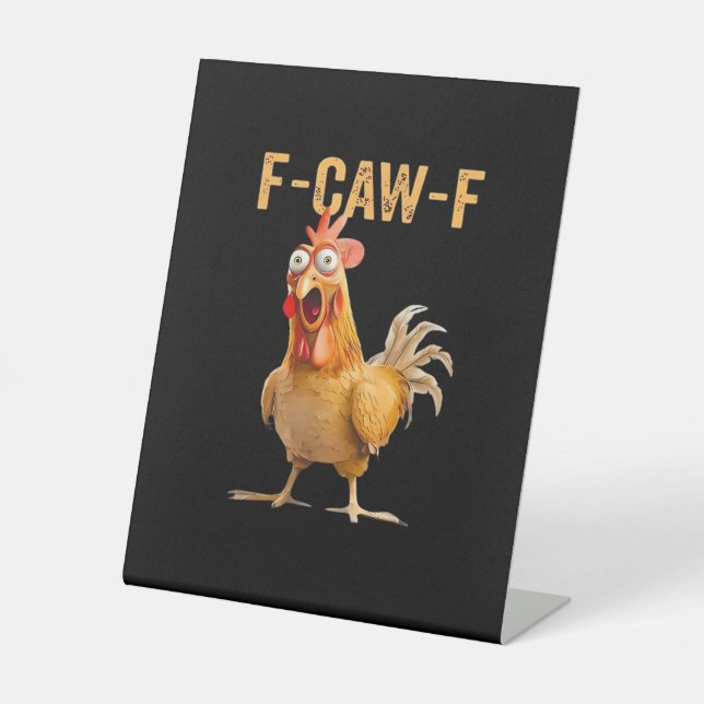 Expositor En L Chicken F-Caw-F Funny Trendy (Anverso)