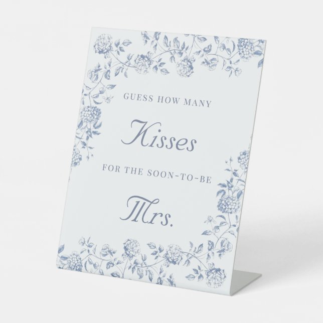 Expositor En L Chinoiserie Floral Adivina cuántos besos (Anverso)