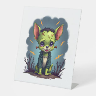 Expositor En L Choque Frankenstein Chihuahua