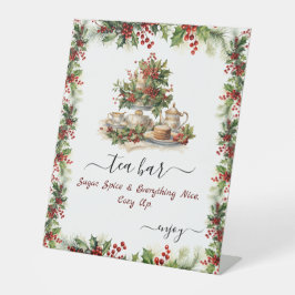 Expositor En L Christmas Bridal Shower Tea party Bar