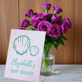 Expositor En L Chupito de conchas para baby shower
