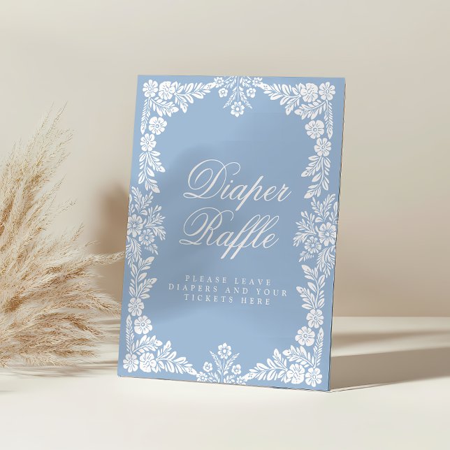 Expositor En L Cielito Lindo ducha de bebé Diaper Raffle Rótulo (Subido por el creador)