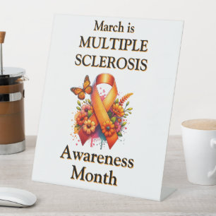 Expositor En L Cinta de sensibilización sobre esclerosis múltiple