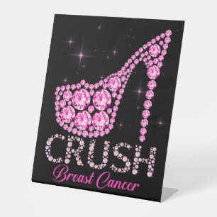 Expositor En L Cinta rosa para la toma de conciencia del cáncer d