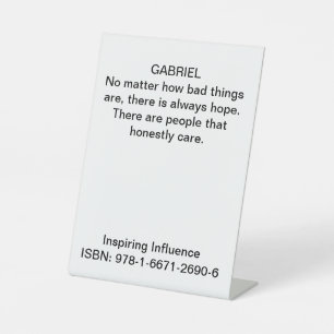 Expositor En L Cita de caracteres de "influencia inspiradora"