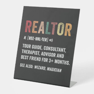 Expositor En L Cita divertida de Realtor Real Estate