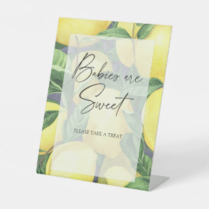 Expositor En L Cítricos de limón - los bebés son posters dulces