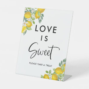 Expositor En L Citrus Amarillo Tema Amor Es Trato Dulce