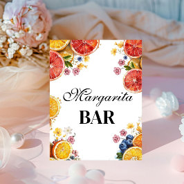 Expositor En L Citrus Main Squeeze margarita bar Bridal Shower