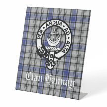 Clan escocés Hannay Escudo Badge y Personalizado T