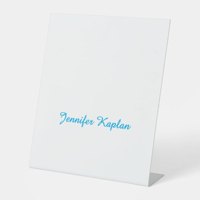 Expositor En L Classical Handwriting Minimalist Professional (Anverso)