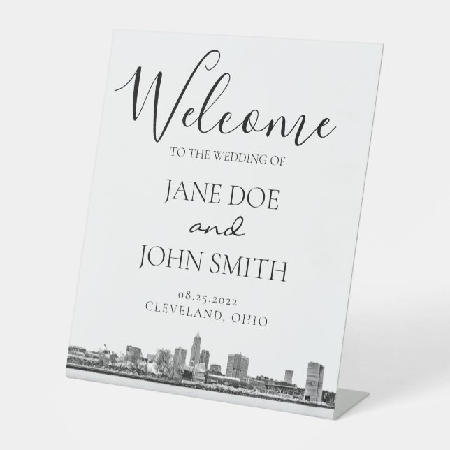 Expositor En L Cleveland Skyline (Anverso)