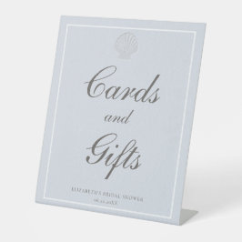 Expositor En L Coastal Nautical Bridal Shower Elegant Cards Gifts