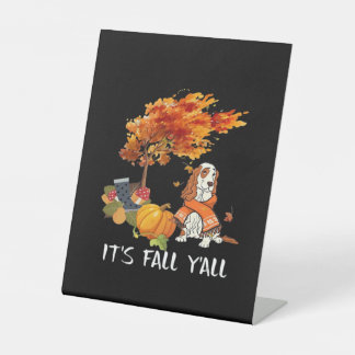 Expositor En L Cocker Spaniel Costume otoño es otoño