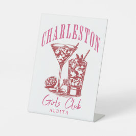 Expositor En L cóctel charleston bachelorette
