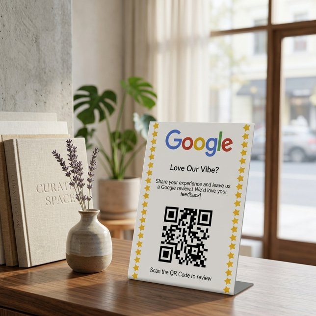 Expositor En L Código QR de calificación de reseñas de Google de  (Subido por el creador)