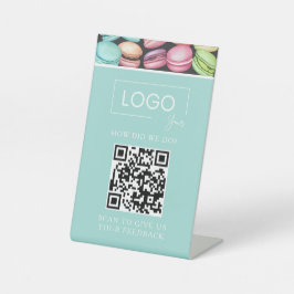 Expositor En L Código QR de comentarios del cliente | Moneda de M