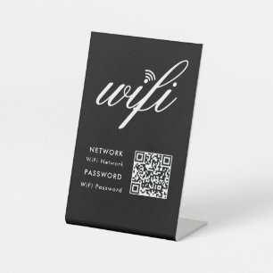 Expositor En L Código QR de la red WiFi de marca personalizado ne