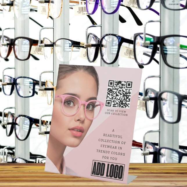 Expositor En L Código QR de Negocio de Optometría Oftalmología Ac (Subido por el creador)